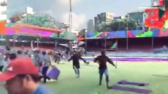 Maldives में 'Yoga Day' पर Islamic कट्टपंथियों का उपद्रव, 'अल्लाहू अकबर' बोलते हुए Stadium