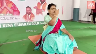 డీకే అరుణ యోగ ఆసనాలు | BJP Leader DK Aruna Yoga Asanas | International Yoga Day 2022 | YOYO TV