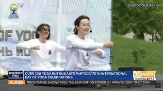 International Day of Yoga celebration in Russia | Guardian Ring For Yoga