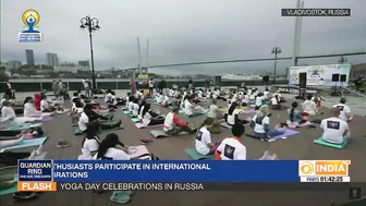 International Day of Yoga celebration in Russia | Guardian Ring For Yoga