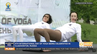 International Day of Yoga celebration in Russia | Guardian Ring For Yoga