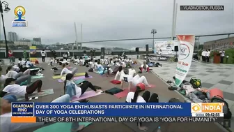 International Day of Yoga celebration in Russia | Guardian Ring For Yoga