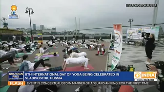 International Day of Yoga celebration in Russia | Guardian Ring For Yoga