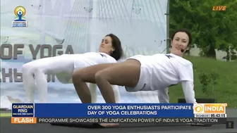 International Day of Yoga celebration in Russia | Guardian Ring For Yoga