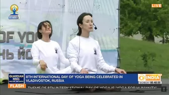 International Day of Yoga celebration in Russia | Guardian Ring For Yoga