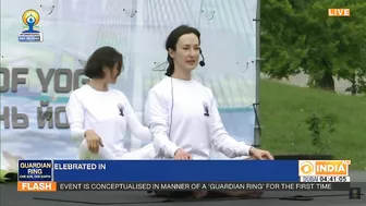 International Day of Yoga celebration in Russia | Guardian Ring For Yoga