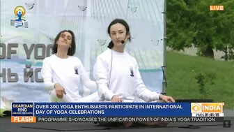 International Day of Yoga celebration in Russia | Guardian Ring For Yoga