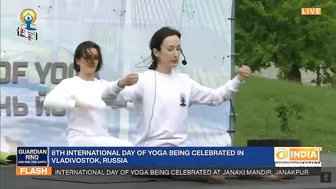 International Day of Yoga celebration in Russia | Guardian Ring For Yoga