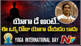 PV Sindhu Speech | International Yoga Day Celebrations | Ntv