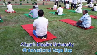 International Yoga Day 2022 at Aligarh Muslim University