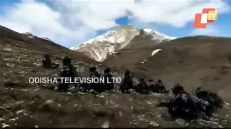 ITBP personnel perform yoga on International Yoga Day