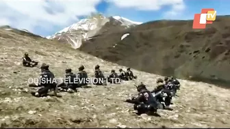 ITBP personnel perform yoga on International Yoga Day