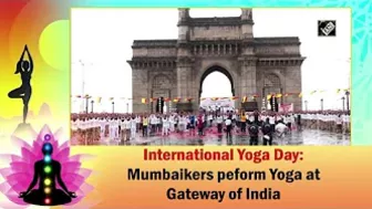 International Yoga Day: Mumbaikers peform Yoga at Gateway of India