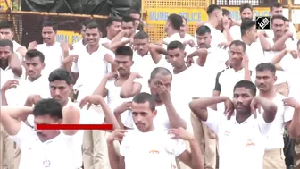 International Yoga Day: Mumbaikers peform Yoga at Gateway of India