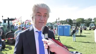 Geert Wilders over de 'stikstofcrisis' boerenprotest in Stroe 22 juni 2022