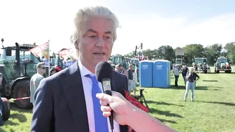 Geert Wilders over de 'stikstofcrisis' boerenprotest in Stroe 22 juni 2022