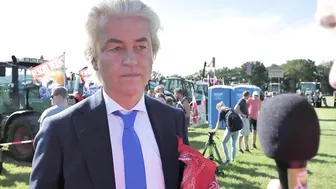 Geert Wilders over de 'stikstofcrisis' boerenprotest in Stroe 22 juni 2022