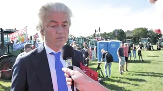 Geert Wilders over de 'stikstofcrisis' boerenprotest in Stroe 22 juni 2022