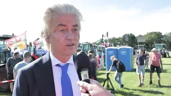 Geert Wilders over de 'stikstofcrisis' boerenprotest in Stroe 22 juni 2022