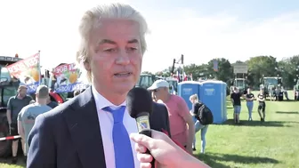 Geert Wilders over de 'stikstofcrisis' boerenprotest in Stroe 22 juni 2022