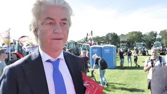 Geert Wilders over de 'stikstofcrisis' boerenprotest in Stroe 22 juni 2022