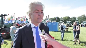 Geert Wilders over de 'stikstofcrisis' boerenprotest in Stroe 22 juni 2022