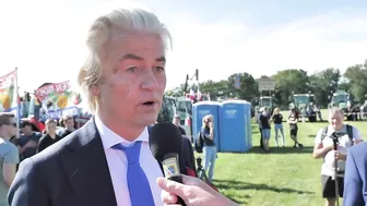 Geert Wilders over de 'stikstofcrisis' boerenprotest in Stroe 22 juni 2022