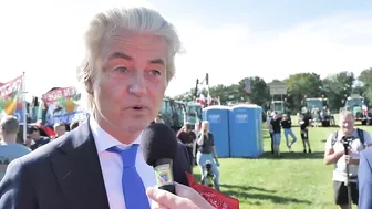 Geert Wilders over de 'stikstofcrisis' boerenprotest in Stroe 22 juni 2022