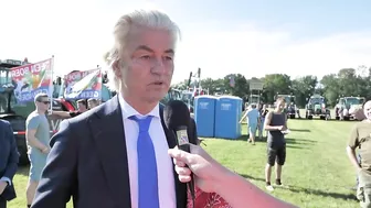 Geert Wilders over de 'stikstofcrisis' boerenprotest in Stroe 22 juni 2022