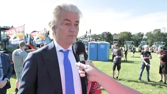 Geert Wilders over de 'stikstofcrisis' boerenprotest in Stroe 22 juni 2022