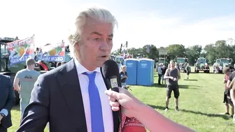 Geert Wilders over de 'stikstofcrisis' boerenprotest in Stroe 22 juni 2022