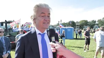 Geert Wilders over de 'stikstofcrisis' boerenprotest in Stroe 22 juni 2022