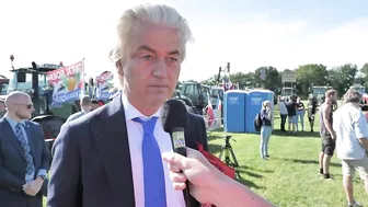 Geert Wilders over de 'stikstofcrisis' boerenprotest in Stroe 22 juni 2022