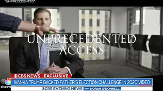 Ivanka Trump backed father's election challenge in 2020 video