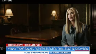 Ivanka Trump backed father's election challenge in 2020 video