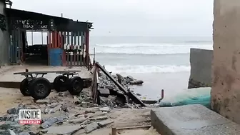 Once-Beautiful Beach Being ‘Eaten’ by the Sea