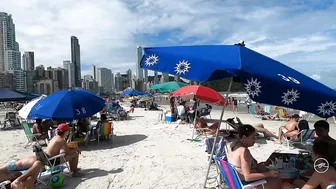 [Best Beaches Brazil 4K] ????????´Caminhada na praia Central, Balneário Camboriú - Brasil