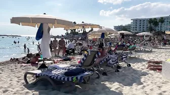 IBIZA Beach Summer - Beautiful Nissi Beach Wallking 4K