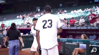 Mikal Bridges Mic'd up at JUGLIFE Celebrity Softball Game | Phoenix Suns