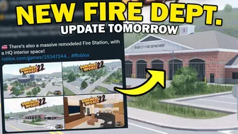 NEW Fire Department! ERLC Summer Update TOMORROW! | Liberty County (Roblox)