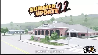 NEW Fire Department! ERLC Summer Update TOMORROW! | Liberty County (Roblox)