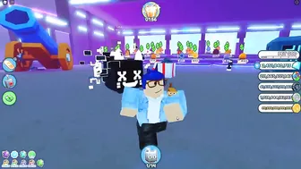 I GOT MY FIRST HUGE HACKED CAT!! Pet Simulator X! [Roblox]