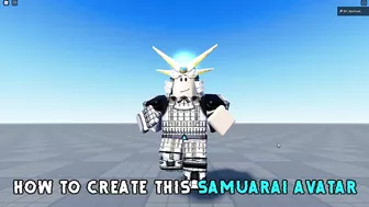 10 ROBUX SAMURAI ROBLOX AVATAR TRICK !!