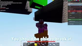 NEW OP Bed Breaking STRATEGY... (Roblox Bedwars)