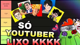 TIERLIST DE YOUTUBERS DE BRAWL STARS!!!