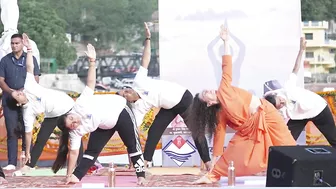 International Day of Yoga 2022 at Parmarth Niketan Highlights