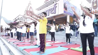 International Day of Yoga 2022 at Parmarth Niketan Highlights