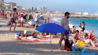 Barcelona beach walk/ beach Barceloneta????????walking Spain best beaches ????