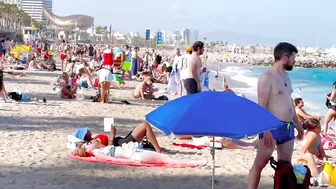 Barcelona beach walk/ beach Barceloneta????????walking Spain best beaches ????