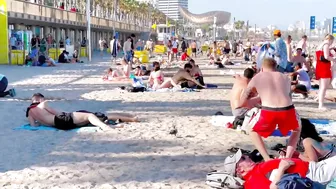 Barcelona beach walk/ beach Barceloneta????????walking Spain best beaches ????